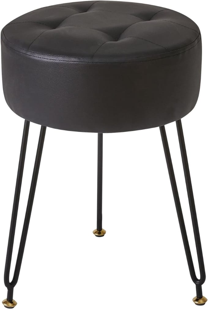 QIN® Kaptafel Stoel - Stoel - Kruk - Zwart - 30cm x 30cm x 46cm