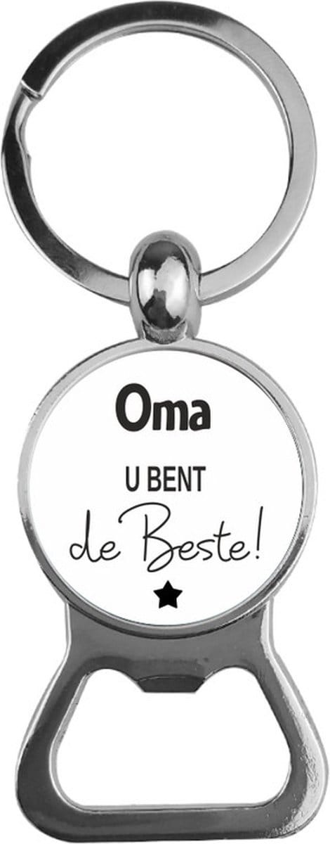 Bieropener Glas -  Oma U Bent De Beste