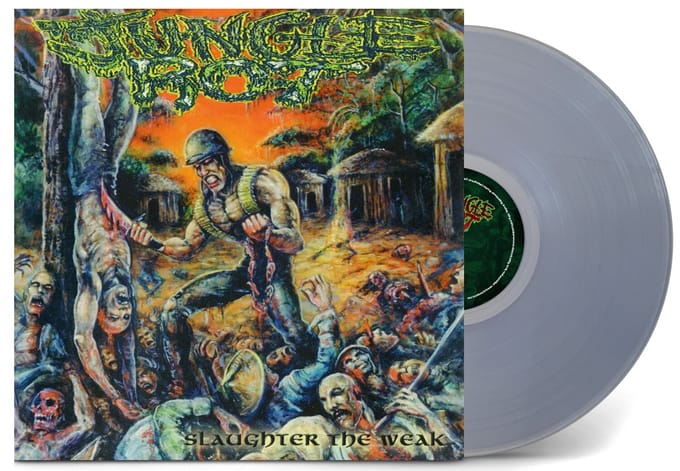 Jungle Rot LP - Slaughter the weak - voor Geen - transparant