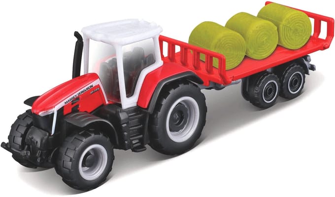 Maisto Massey Ferguson 8S.265 - Modelauto - Schaal 3" - Rood/Wit