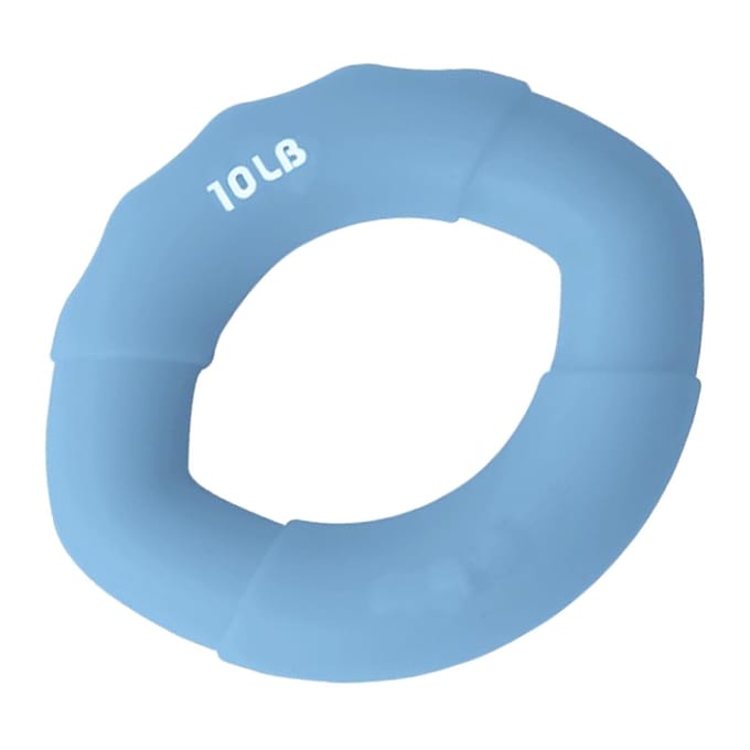 Anneau de renforcement de la poignée de la main Anneau d'entraînement de force des doigts portable en caoutchouc de silicone multifonctionnel gray