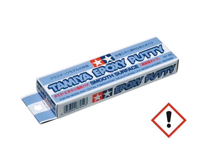 Tamiya Hobbylijm - 87052 Epoxy Putty Smooth Surf 25g 2Comp. Filler