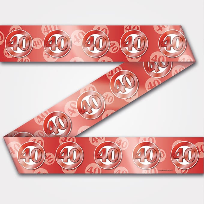 Paperdreams - Party Tape - 40 Jaar Getrouwd (12 m)