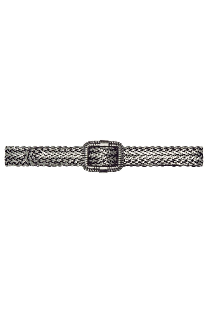 BA&SH Ceinture Brune Silver Taglia: 75 | Cinture Outlet | Donna | Grigio