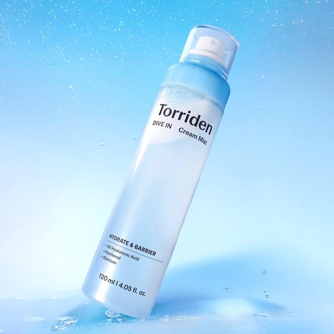 [Torriden] DIVE-IN Laag Moleculair Hyaluronzuur Crème Mist 120ml white