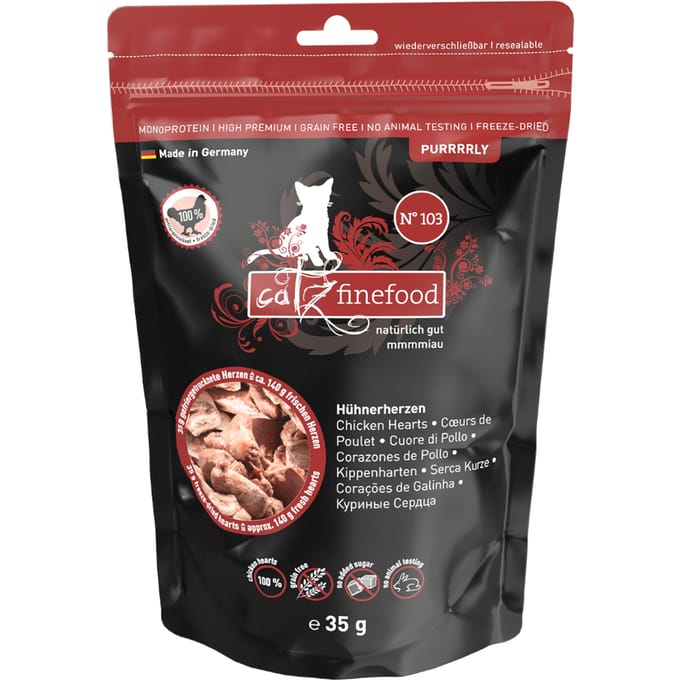 3x35g Purrrrly Kippenharten catz finefood Kattensnacks