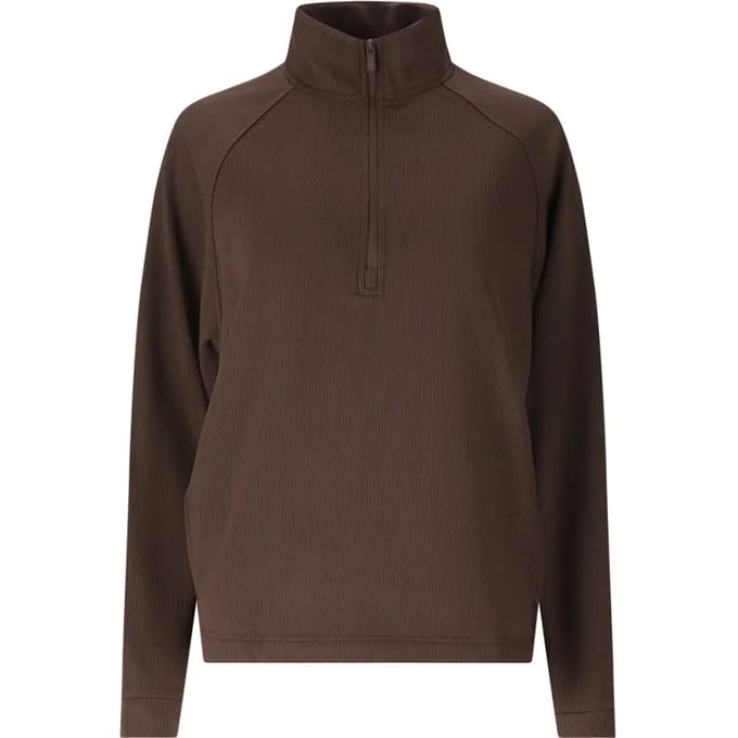 Dames sweatshirt met 1/2 rits Athlecia Franye