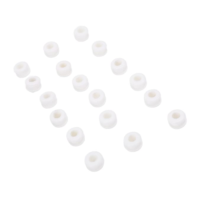 Plafondventilator Dempers Vervanging Laag Geluid Rubber Ventilator Afdichtingsringen voor Geluidsreductie Wit white