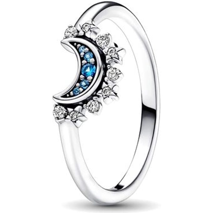 Pandora Ring Hemels Blauwe Sprankelende Sterrenring 192675C01-56
