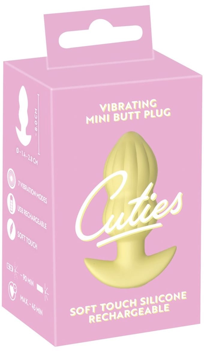Cuties Vibrating Plug Yellow