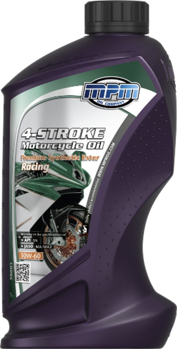 MPM 4-Takt Motorfiets Motorolie 10W60 - 1 liter