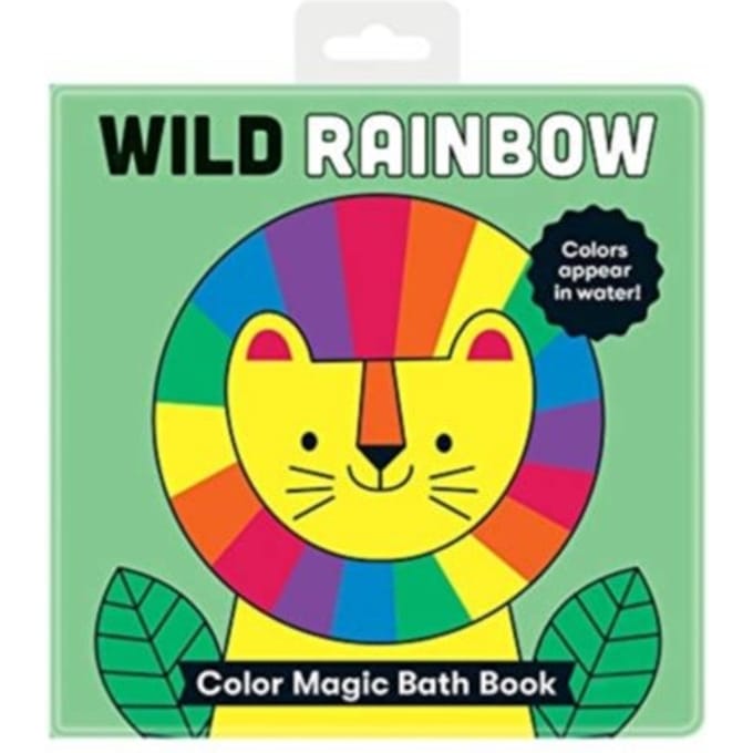 Wild Rainbow Color Magic Bath Book - Mudpuppy