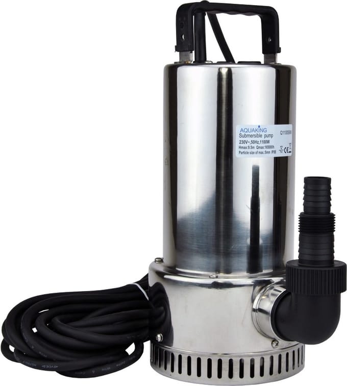 Aquaking Dompelpomp Q110056M - Waterpomp - 1100W - 16500 l/h - Dompelpomp - Pomp - Waterpomp - Waterpomp Elektrisch
