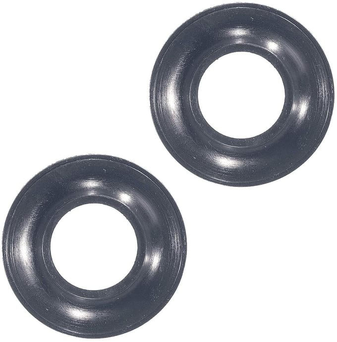 Badkuip Afvoer Pakking - Badstop Rubberen Ring - Lekkages Voorkomen - Rubberen Constructie - 3 inch - Zwart