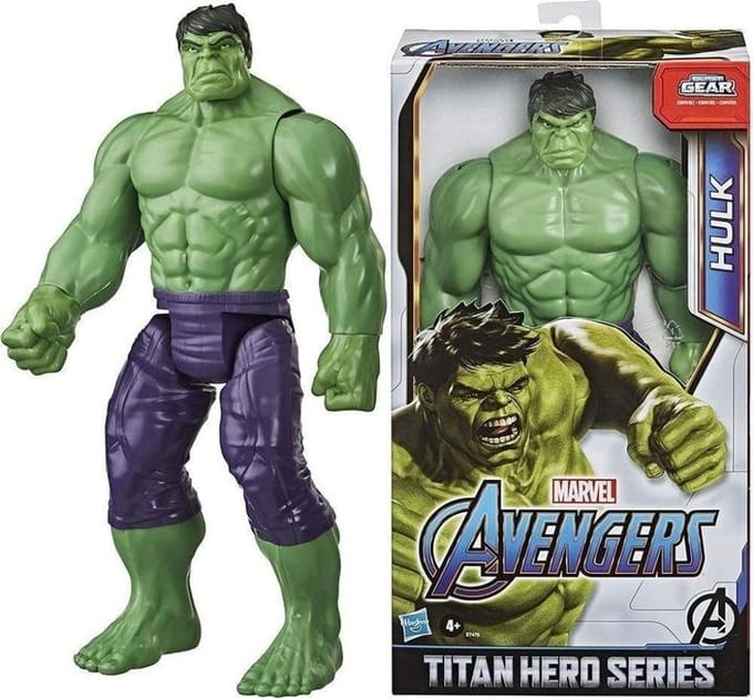 Marvel Avengers Titan Hero - Speelfiguur (30cm) - Deluxe Hulk