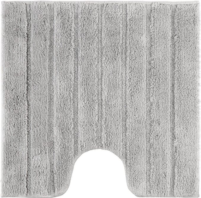 Casilin California WC-mat - 59 x 59 cm - Met uitsparing - Lichtgrijs