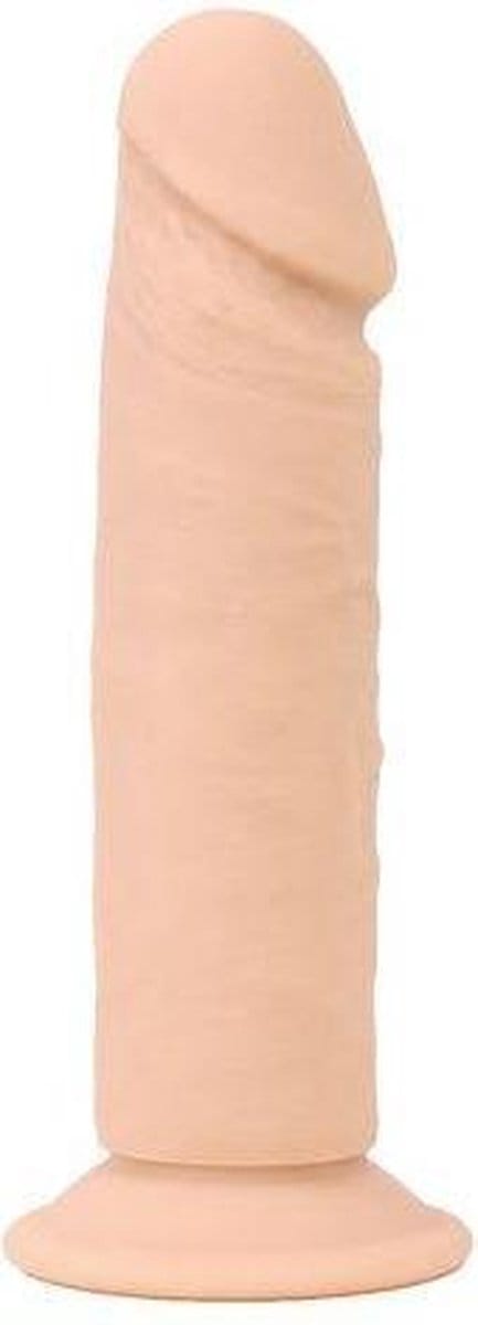 Kiotos Cox Siliconen Dildo met zuignap 21 x 4,5 cm - beige
