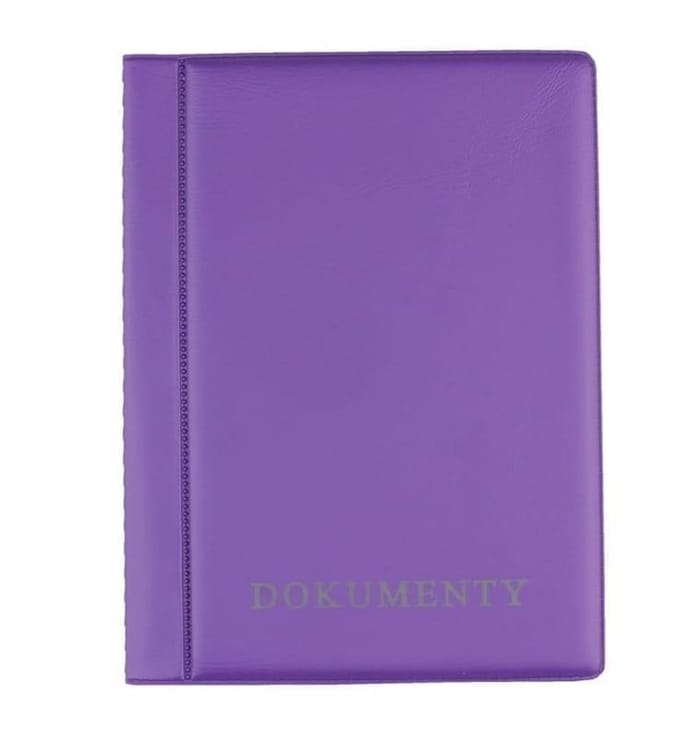Biurfol Mini Documentenhoes Violet - 6 Houders