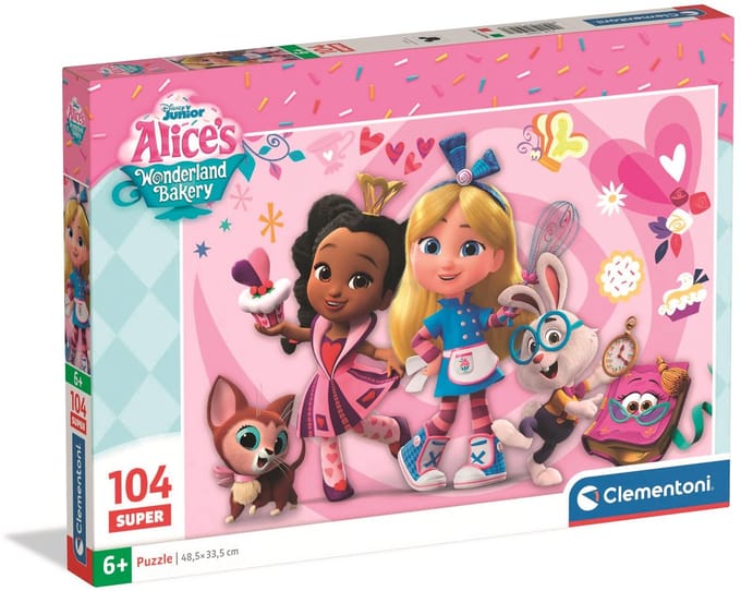 Clementoni - Puzzel - 104 Stukjes - Super Alice Bakery Disney - Kinderpuzzel - Vanaf 6 jaar