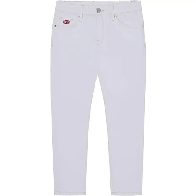 Hackett Slim White Spijkerbroek Wit 13 Years Jongen