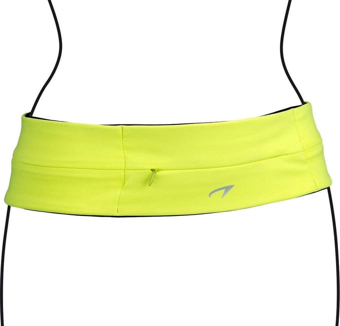 Avento Elastische Sportband - Twist - Fluorgeel - Maat L