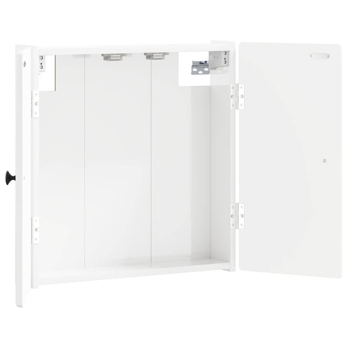 vidaXL - Dartbord - Kabinet - BREDA - Hoogglans - Wit - 52,5 - x - 10,5 - x - 53,5 - cm