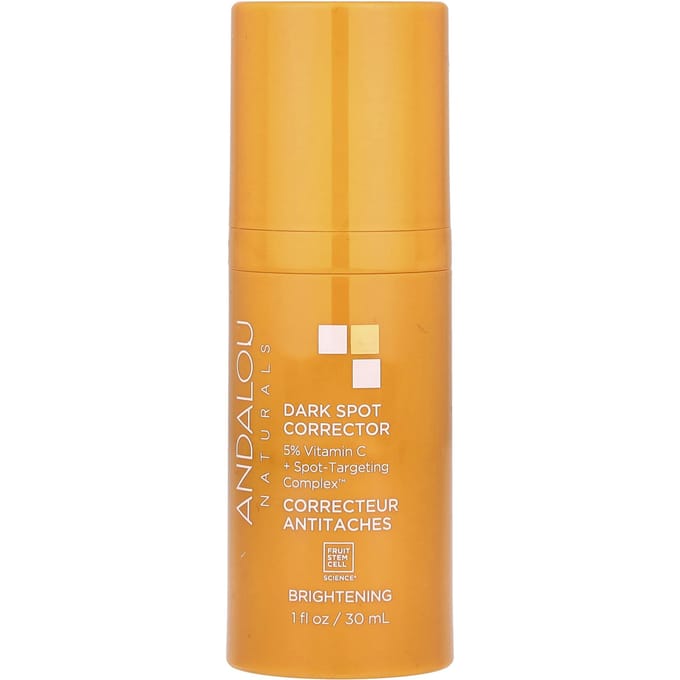 Andalou Naturals Correcteur de Taches Brunes, Éclaircissant, 30ml (1 fl oz) yellow