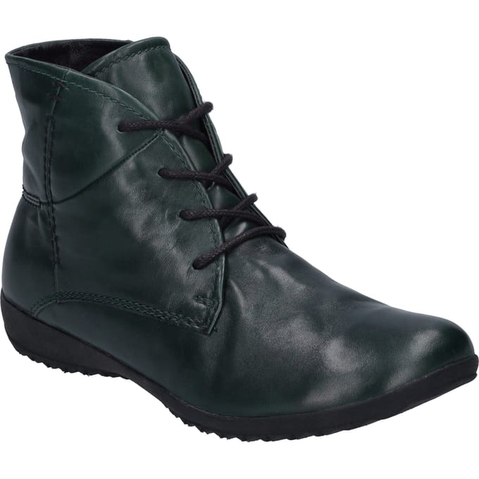 Josef Seibel - NALY 09 - Hoge sneakersVeterlaarzenDames veterschoenenDames sneakersHalf-hoge schoenen - Kleur: Groen - Maat: 36