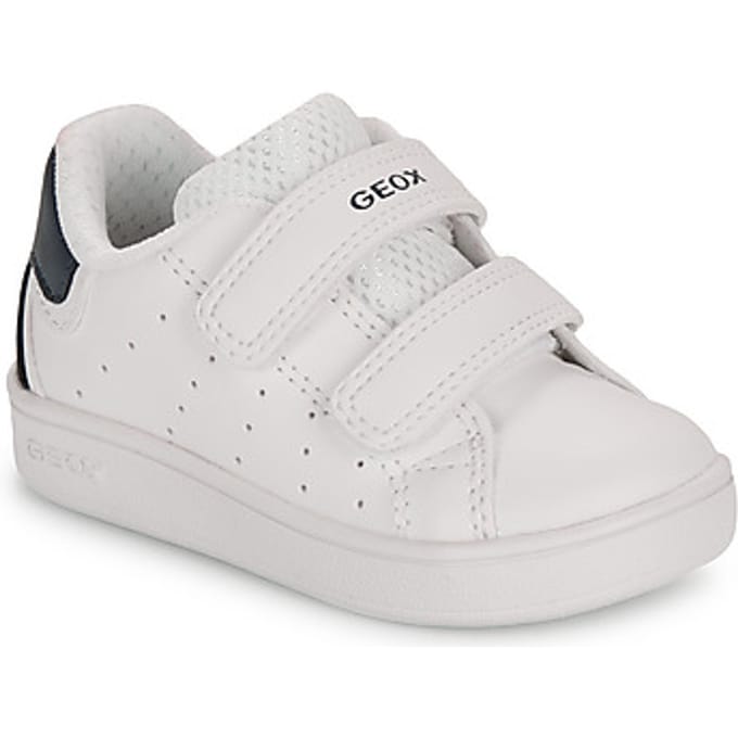 GEOX ECLYPER PEUTER Sneakers - WIT/NAVY BLAUW - Maat 27