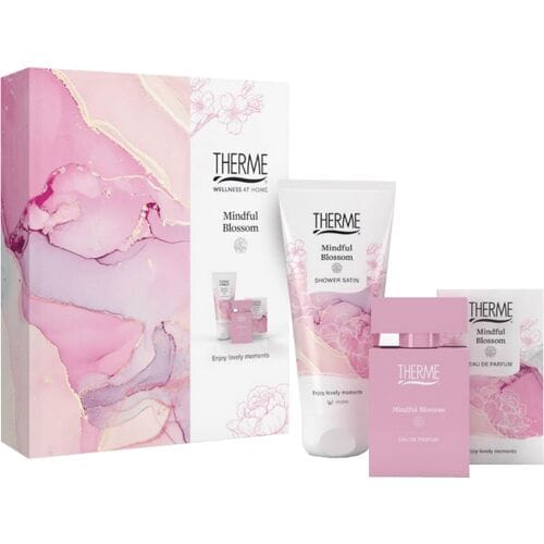 THERME Mindful Blossom Perfume Gift Set - geschenkset - Eau de Parfum 30 ml+Shower Satin 200 ml