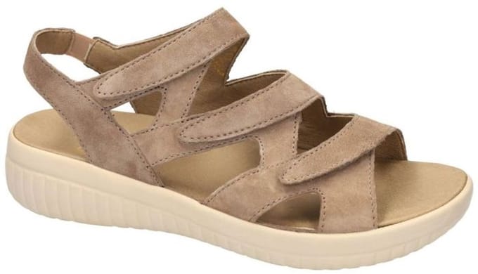 Fidelio Hallux -Dames - bruin licht - sandalen - maat 38