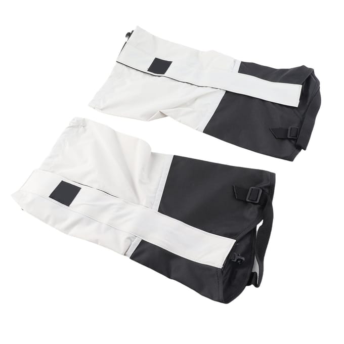 1 Paar Waterdichte Beenkappen Schoenenbeschermer voor Hardlopen Wandelen Klimmen Backpacken Jagen white