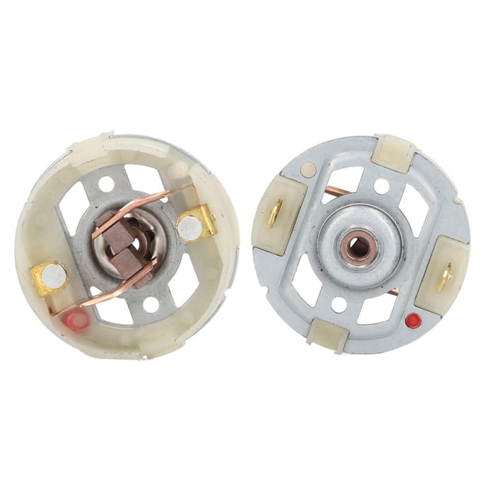 2 stuks RS550 koolborstelmotor met houderaccessoire voor boormachine/schroefmachine/elektrische schroevendraaier