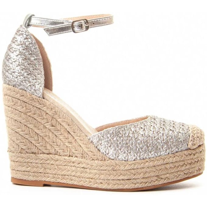 Cuña De Esparto Para Mujer  Montevita  Luca  87291 39 zilver