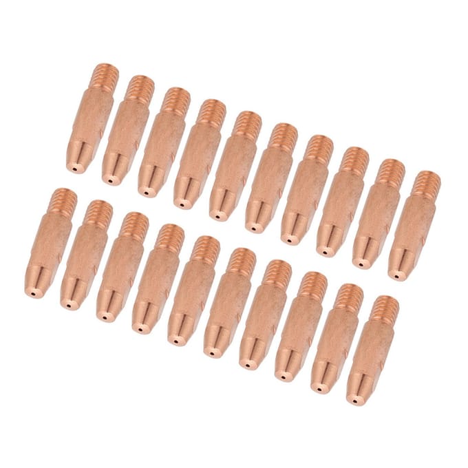 20 stuks koperen contacttip M6 voor Binzel 24KD MIGMAG-lasbrander (1.2mm)