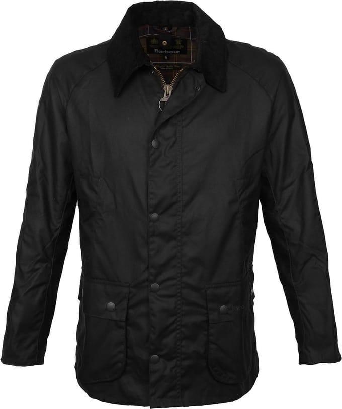 Barbour Ashby Wax Jas Navy - Maat L - Heren - Wax jassen