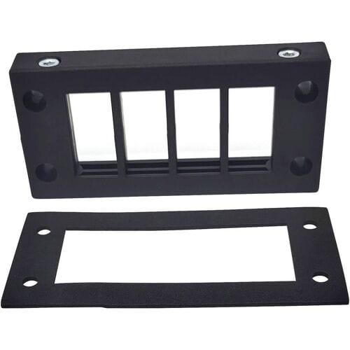 TRU COMPONENTS DVK 16/8 Kabelinvoeringsplaat Klem-Ø (max.) 16 mm Polyamide Zwart 1 stuk(s)