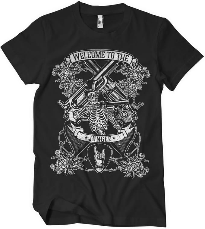 Welcome To The Jungle T-shirt zwart