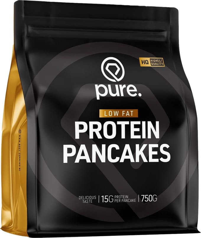 Pure. Protein Pancakes – Vanille - 2000g - whey protein pancakes - eiwit pannenkoeken - eiwitten - koolhydraatarm - vitamine B12 en calcium