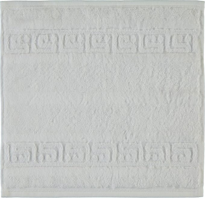 CAWÖ Noblesse Uni Washandje - Wit - 30x30