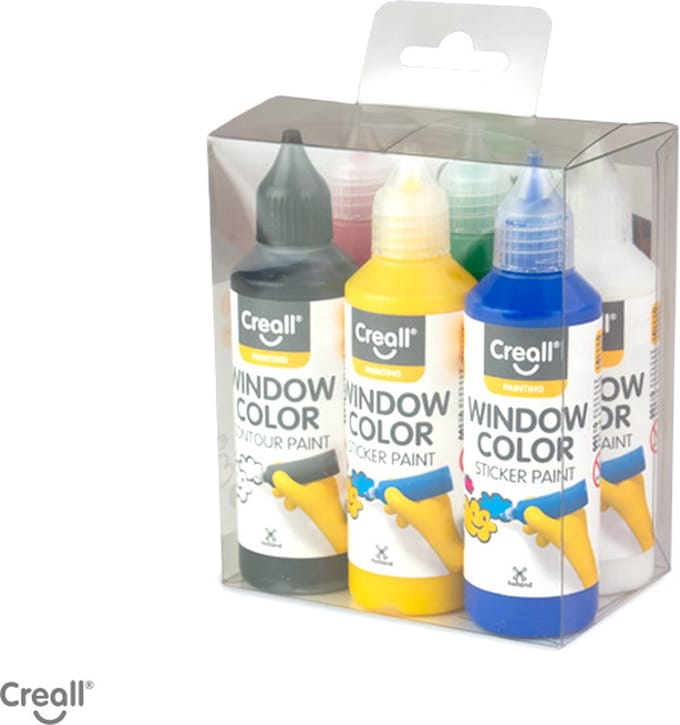 Creall window colour starterset 6 x 80 ml