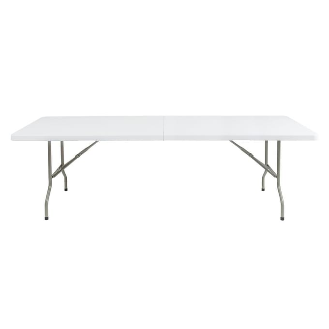 Bolero rechthoekige inklapbare tafel wit 8ft
