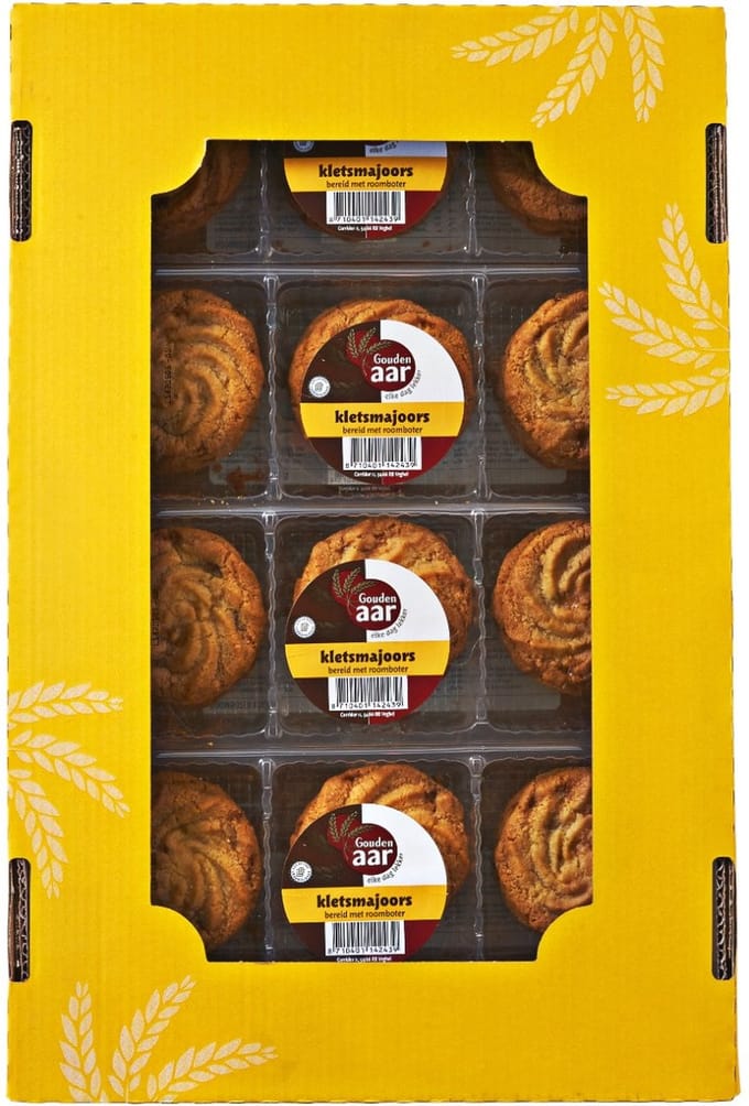 Gouden Aar Kletsmajoors Koek Multipack - 9 x 185 gram