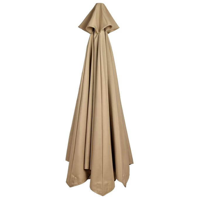Vervangend Parasoldoek Buiten Zonnescherm Waterdicht Polyester voor Parasolframe met 2,7m Spaken Type 2