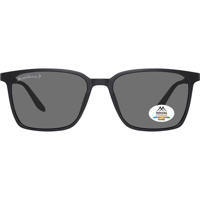 Montana Square Unisex Mat Zwart Rook Gepolariseerd MP186