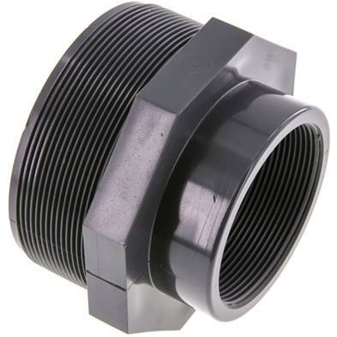 Reducerende Ring Rp2 1/2'' Vrouwelijk X G4'' Mannelijk Pvc-U 16Bar (224.8Psi) En 1452-3