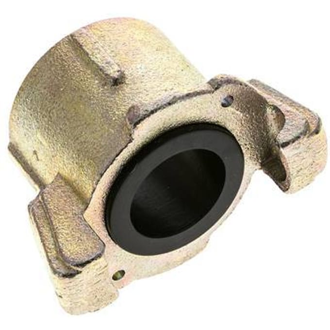Zandstraalkoppeling 1 1/2'' Binnendraad Smeedbaar Gietijzer Koppeling Lengte 62 mm
