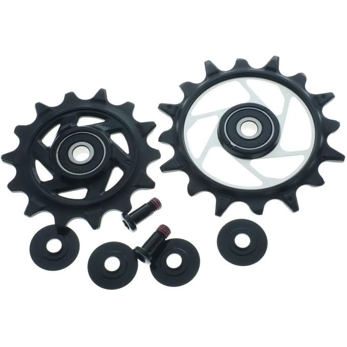 Sram Xxsl T-type Eagle Axs Derailleurwieltjes Set Voor Fietsen Zilver