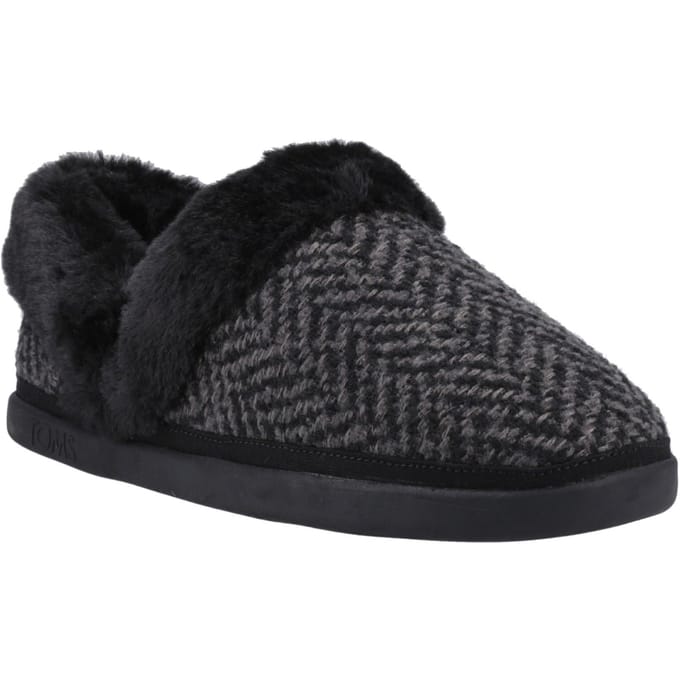 TOMS Oslo Polyester Dames Zwarte Slippers