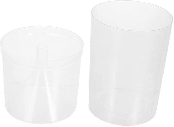 Regenmeter Tuin - Watermeter Grond - Bewatering Meten - Goed Afleesbare Schaal - 25 cm Hoog - Transparant